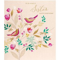 Art File Lovely Sister Happy Birthday Greeting Card