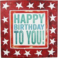 Blue Eyed Sun Happy Birthday Greeting Card