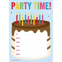 Dear Henry Party Time Invitations, Pack Of 20