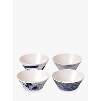 Royal Doulton Pacific Melamine Cereal Bowl, Set Of 4, Blue, Dia.15cm