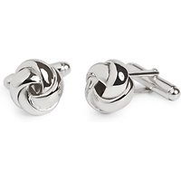 Simon Carter For John Lewis Sterling Silver Knot Cufflinks, Silver