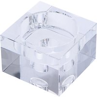Dartington Crystal Combo Cube Candle Handler, Small, Clear
