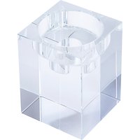 Dartington Crystal Combo Cube Candle Handler, Large, Clear