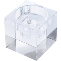 Dartington Crystal Combo Cube Candle Handler, Medium, Clear