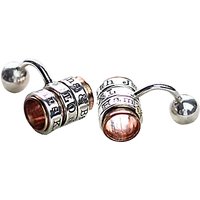 Morgan & French Copper And Silver Cufflinks