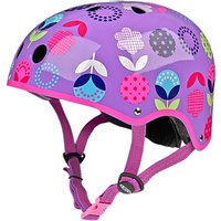 Micro Scooter Floral Dot Safety Helmet, Medium