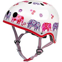 Micro Scooter Elephant Safety Helmet, White/Multi, Medium
