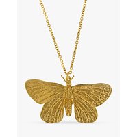 Alex Monroe Butterfly Pendant Necklace, Gold