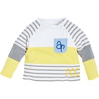 Angel & Rocket Baby Cut About Jersey T-Shirt, Yellow/Multi