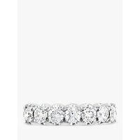 EWA 18ct White Gold Diamond Half Eternity Ring, 1.06ct