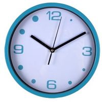 B&Q Classic Blue & White Wall Clock