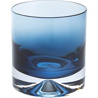 Dartington Crystal Dimple 50th Ink Blue Double Old Fashioned Tumbler, Set Of 2