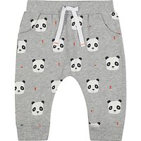 John Lewis Baby Panda Joggers, Grey