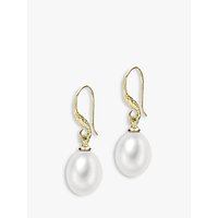 Dower & Hall Baroque Pearl Drop Earrings
