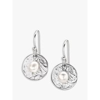 Dower & Hall Sterling Silver Pearlicious Round Drop Earrings