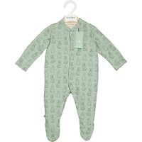 The Little Green Sheep Baby Wild Cotton Rabbit Sleepsuit, Mint