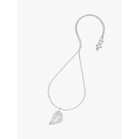 Dower & Hall Sterling Silver Small Feather Pendant