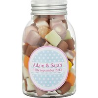 Fine Confectionery Company Personalised Dolly Mix Spotty Jar, Pack Of 25, Large