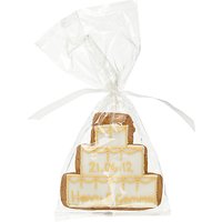 Image On Food Personalised Cake Gingerbread Biscuit, Gold, Pack Of 24