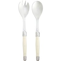 Laguiole By Jean Dubost Ivory Salad Servers, 2 Pieces