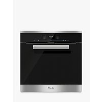 Miele H6660BP PureLine Single Electric Oven, Clean Steel