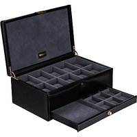 Dulwich Designs Heritage 10-section Watch Box, Black