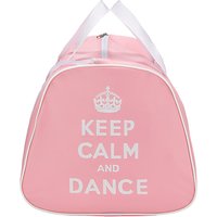 Tappers And Pointers Keep Calm And Dance Holdall, Pink