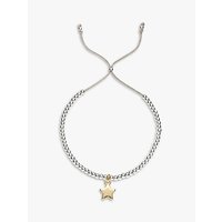 Estella Bartlett Liberty Beaded Star Bracelet, Silver / Gold