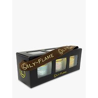 Lily-Flame Scented Candle Trio