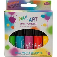 Nail Art Pens, Pack Of 5, Multi