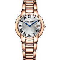 Raymond Weil 5235-P501659 Women's Jasmine Bracelet Strap Watch, Rose Gold/Silver