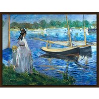 The Courtauld Gallery, Edouard Manet - Banks Of The Seine At Argenteuil 1874 Print