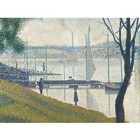 The Courtauld Gallery, Georges Seurat - Bridge At Courbevoie 1886-1887 Print