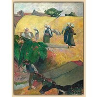 The Courtauld Gallery, Paul Gauguin - Haymaking 1889 Print