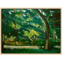 The Courtauld Gallery, Paul Cézanne - L'Etang Des Soeurs, Osny Near Pontoise Circa 1875 Print
