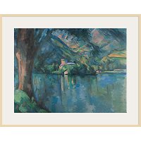 The Courtauld Gallery, Paul Cézanne - Lac D'Annecy 1896 Print