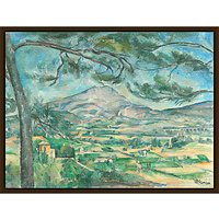The Courtauld Gallery, Paul Cézanne -The Montagne Sainte-Victoire With Large Pine Circa 1882 Print