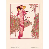 The Courtauld Gallery, Gazette Du Bon Ton - No 6 1913 Une Rose Parmi Les Roses Print, 50 X 40cm