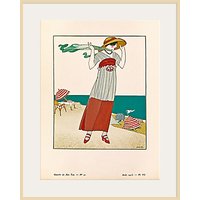 The Courtauld Gallery, Gazette Du Bon Ton - No10 1913 Sur La Falaise Print, 50 X 40cm