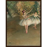 The Courtauld Gallery, Edgar Degas - Two Dancers On A Stage 1874 Print