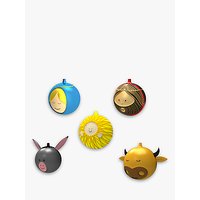 Alessi Nativity Christmas Bauble Decorations, Set Of 5