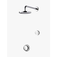 Aqualisa Rise XT Digital Concealed HP/Combi Shower With Wall Fixed Head And Diverter