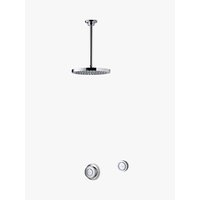 Aqualisa Rise XT Digital Concealed Gravity Pumped Shower With Ceiling Fixed Head