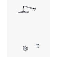 Aqualisa Rise XT Digital Concealed Gravity Pumped Shower With Wall Fixed Head