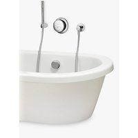 Aqualisa Rise XT Digital Gravity Pumped Bath With Overflow Filler And Hand Shower