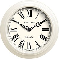 Newgate Gallery Wall Clock, Cream