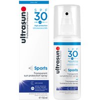 Ultrasun SPF 30 Sports Transparent Sun Protection Spray, 150ml
