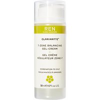 REN Clarimatte T-Zone Balancing Gel Cream, 50ml