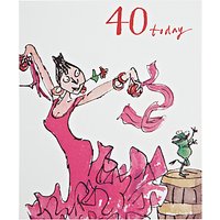 Woodmansterne Dancing Queen 40th Birthday Card