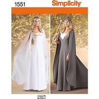 Simplicity Costume Dressmaking Leaflet, 1551